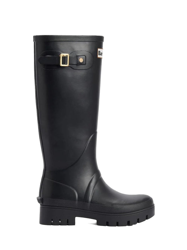 Barbour Stivale Stivale Donna Snowdon in gomma Nero - Francavilla Moda